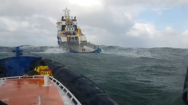 Drama auf dänischer See: Sturm ‘Herwart’ wütet
