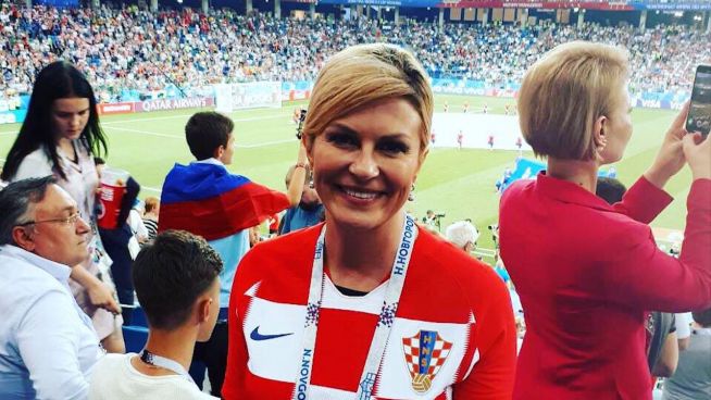 WM 2018: Die kroatische Präsidentin ist der heimliche Star